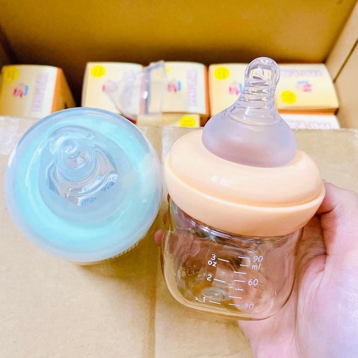 Bình sữa Cổ rộng Sami Baby cho bé sơ sinh dung tích 90ml