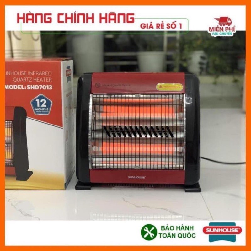 Đèn sưởi sunhouse 2 bóng chính hãng