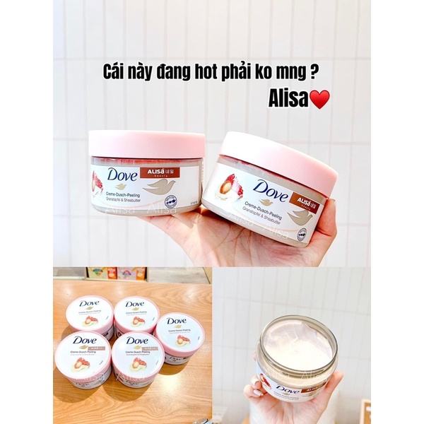 Tẩy da chết Body Dove 225ml - ALISA