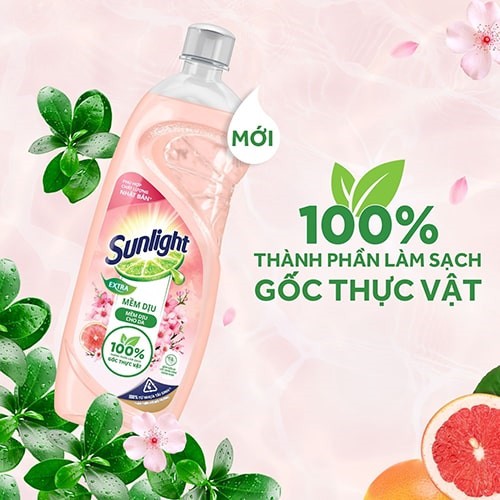 Nước Rửa Chén Sunlight Mềm Dịu (750ml) - [Mềm Dịu Cho Da]