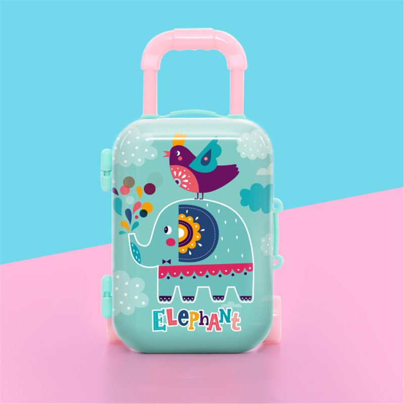 Hộp Đựng Kẹo Trò Chơi Mini Bằng Nhựa Hình Vali Dễ Thương Cho Bạn Gái