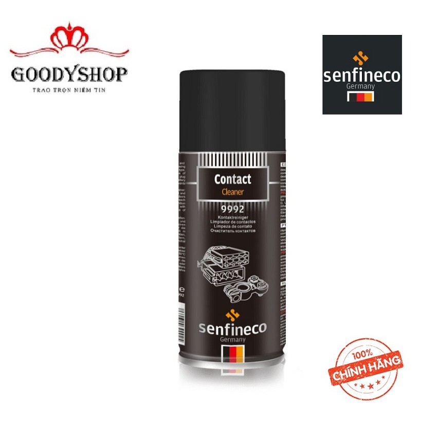Chai Xịt Vệ Sinh Contact Điện Senfineco 9992 – 450ML Contact Cleaner - GOODYSHOP