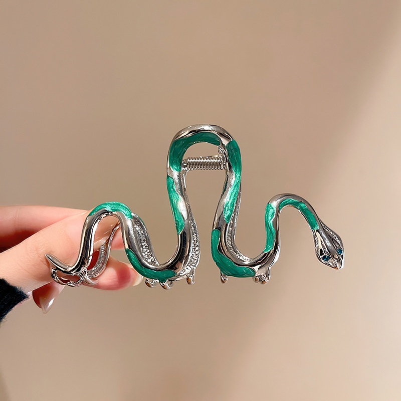 Kẹp Tóc Càng Cua Chống Trượt Hình Rắn Dày Dặn