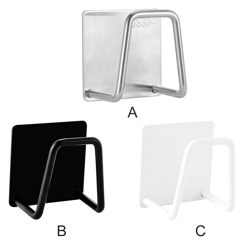 Giá Đỡ Bọt Biển Rửa Chén Bằng Thép Không Gỉ Tự Dính Sắp Xếp Gọn Gàng Cho