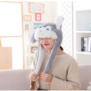 (có sẵn) Mũ thú điều khiển tai, mũ bóp hơi vểnh tai hình thú