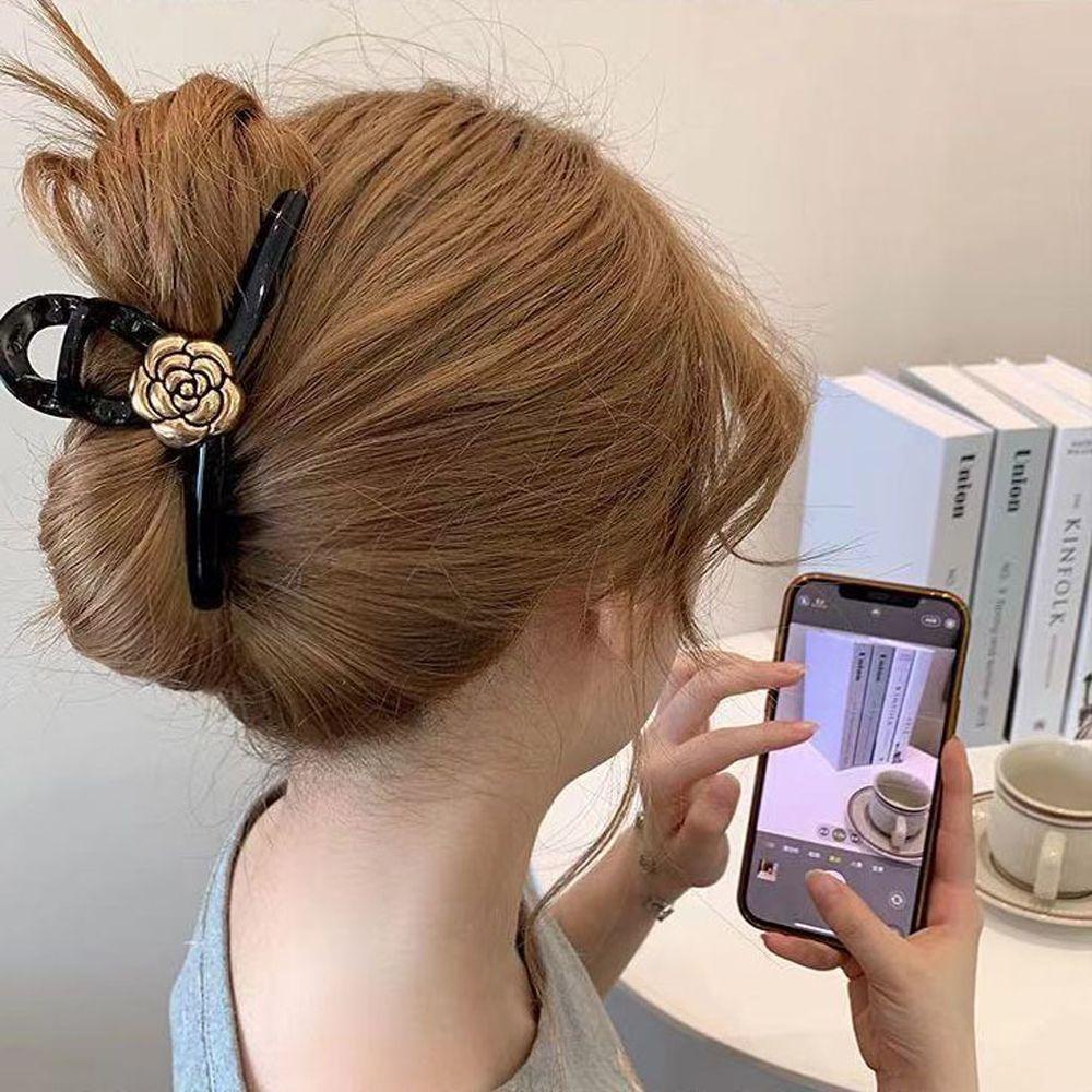 Kẹp Tóc Hình Hoa Trà Ngọt Ngào Thời Trang Cho Nữ
