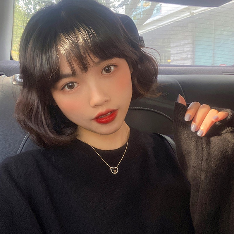 Dây chuyền titan nữ không gỉ mặt hình gấu xinh xắn đáng yêu thời trang ins hàn quốc trẻ trung mẫu mới