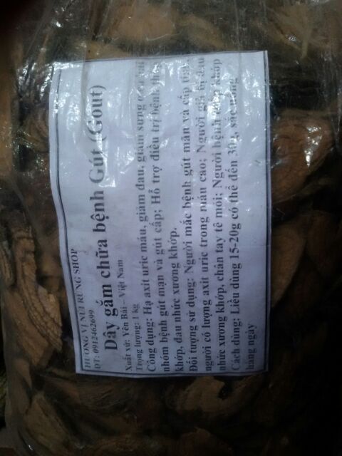 1 kg Dây gắm chữa bệnh Gút (Gout)