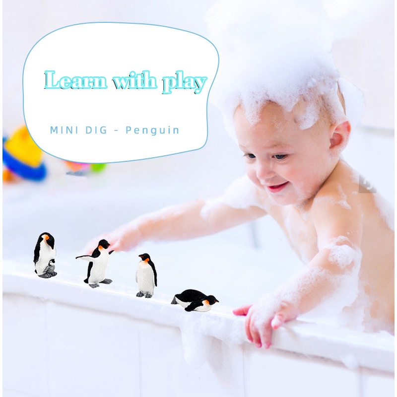 1 Đồ chơi trẻ em Đào Tạo Hình Con Chim Cánh Cụt Giáo Dục Khoa Học Cho Bé