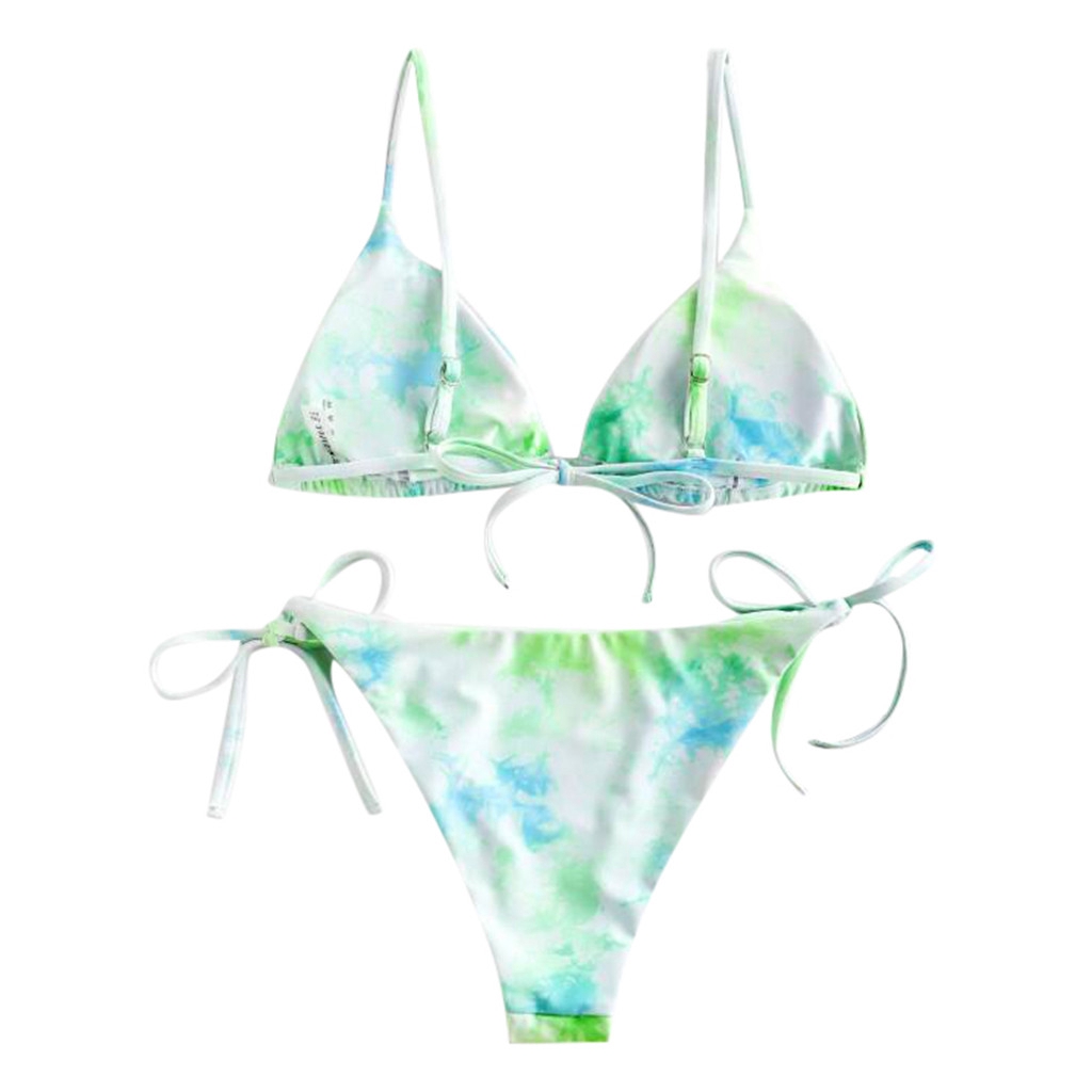 Bộ bikini màu gradient có đệm nâng ngực thời trang cho nữ | BigBuy360 - bigbuy360.vn