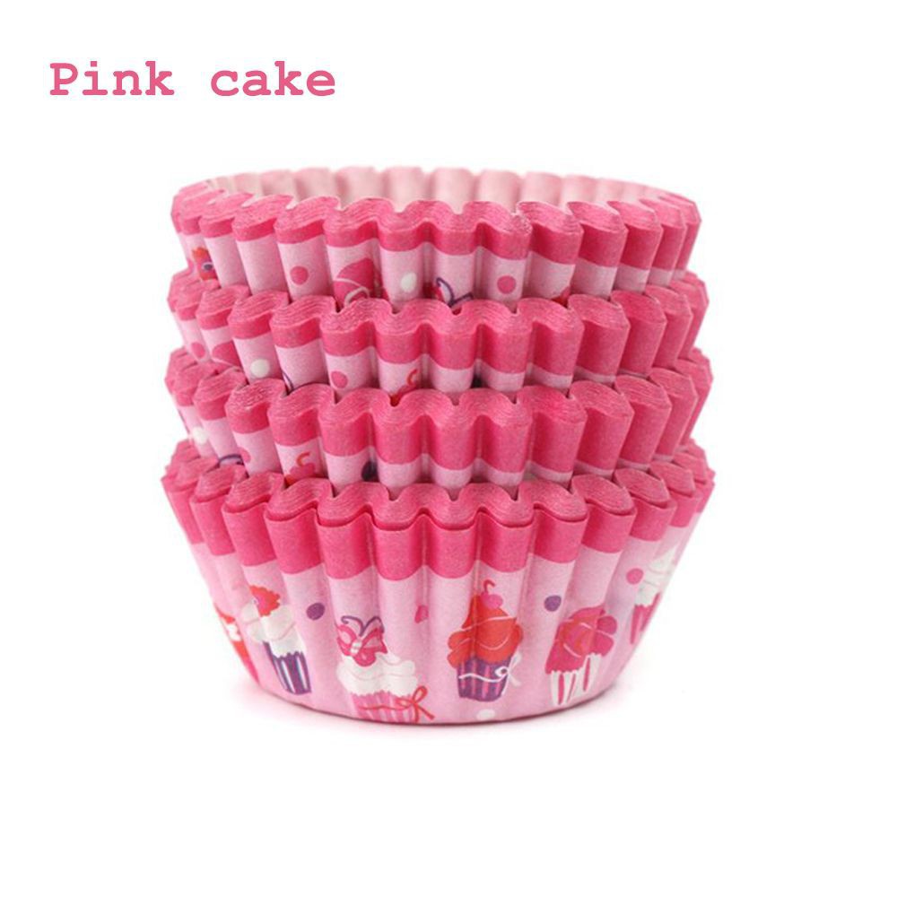 Bộ 100 cốc giấy đựng bánh cupcake