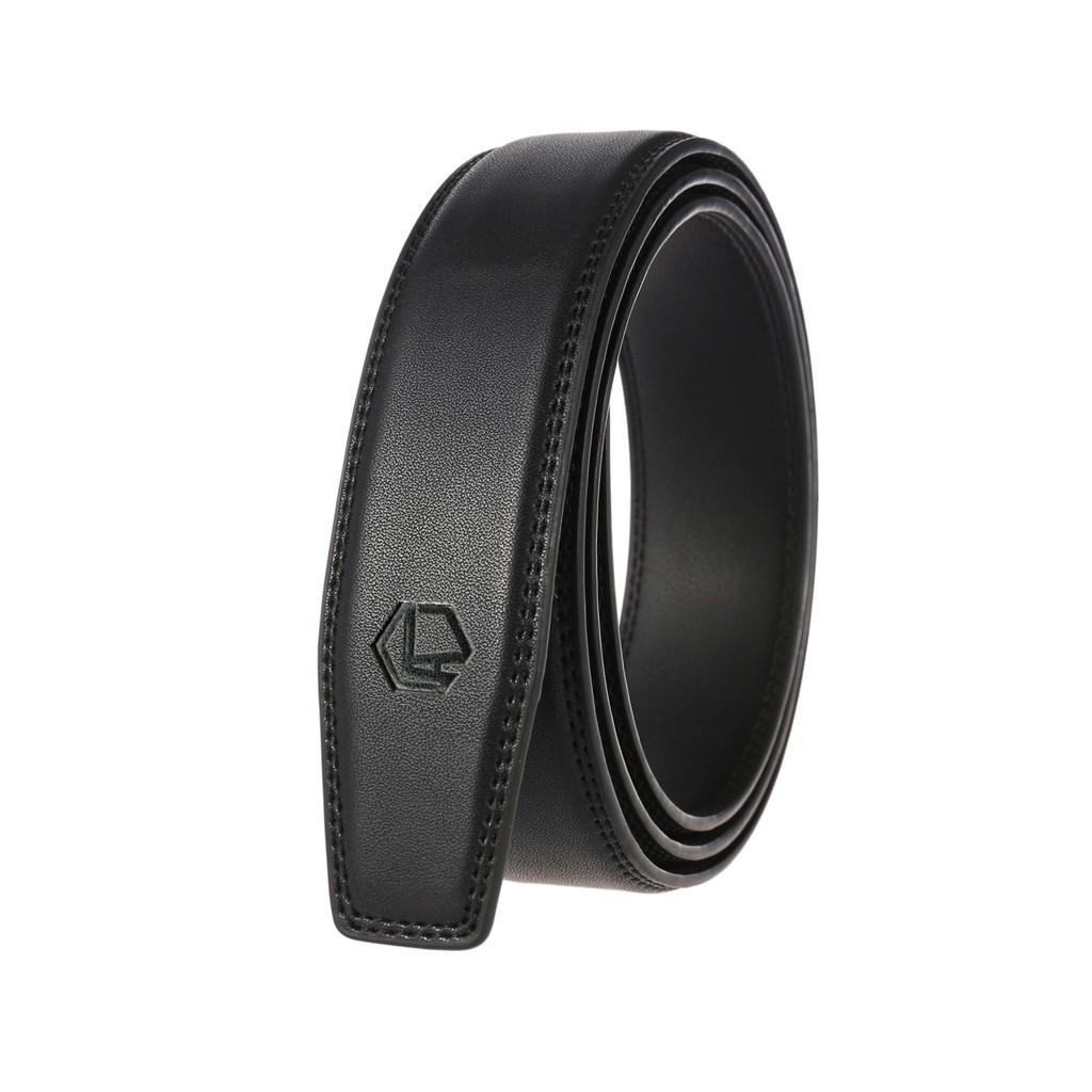 Thắt lưng nam da thật không đầu khóa Anh Tho Leather - Đen
