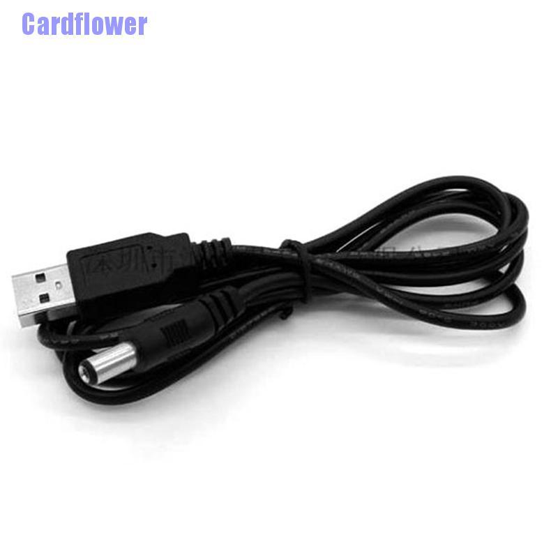 Cardflower  DC 5V-12V Boost Voltage Cable USB Converter Adapter  Router Cord