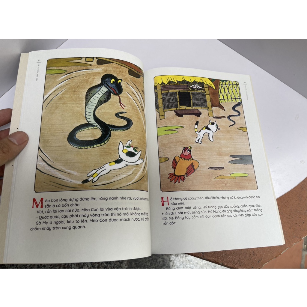 SáchNXB Kim Đồng - CÁI TẾT CỦA MÈO CON – Ngô Mạnh Lân– Nguyễn Đình Thi – ấn bản kỷ niệm 65 năm thành lập NXB Kim Đồng