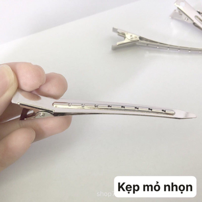 Kẹp sóng nước mỏ vịt size 9cm bằng thép không gỉ