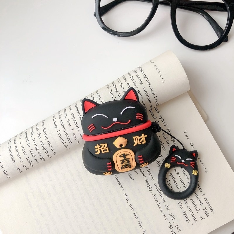 Vỏ Bảo Vệ Hộp Sạc Tai Nghe Airpods Pro 5 Mềm Hình Chú Gấu Nhỏ Dễ Thương