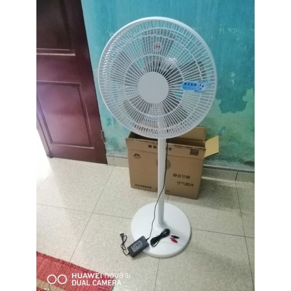 Quạt cây đa năng 12v 30w đa cấp gió không chổi than