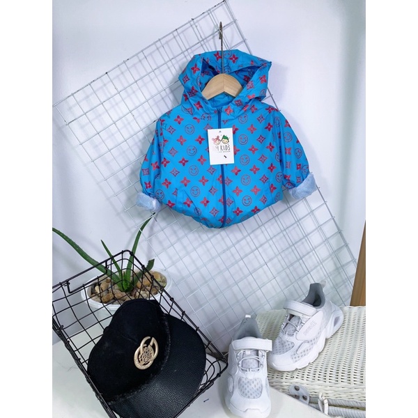 ÁO GIÓ HOẠ TIẾT L-V BÉ TRAI