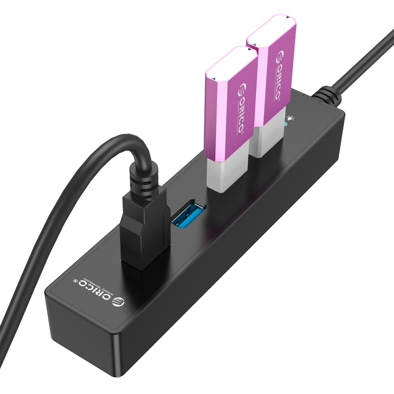 Bộ chia USB HUB 4 cổng USB 3.0 ORICO W8PH4-U3- Nhà Phân Phối Chính Hãng