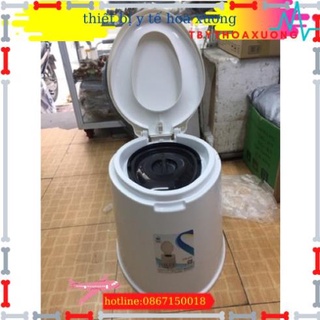 Bô vệ sinh cho người già, toilet di động nhựa cao cấp - ảnh sản phẩm 1