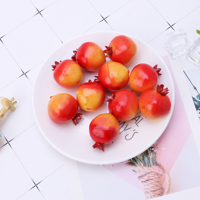 Bộ 20 quả lựu nhân tạo dùng cho trang trí