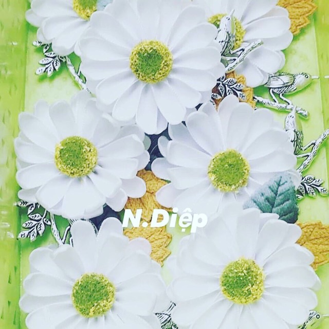 Hoa cài áo Cúc Hoạ Mi