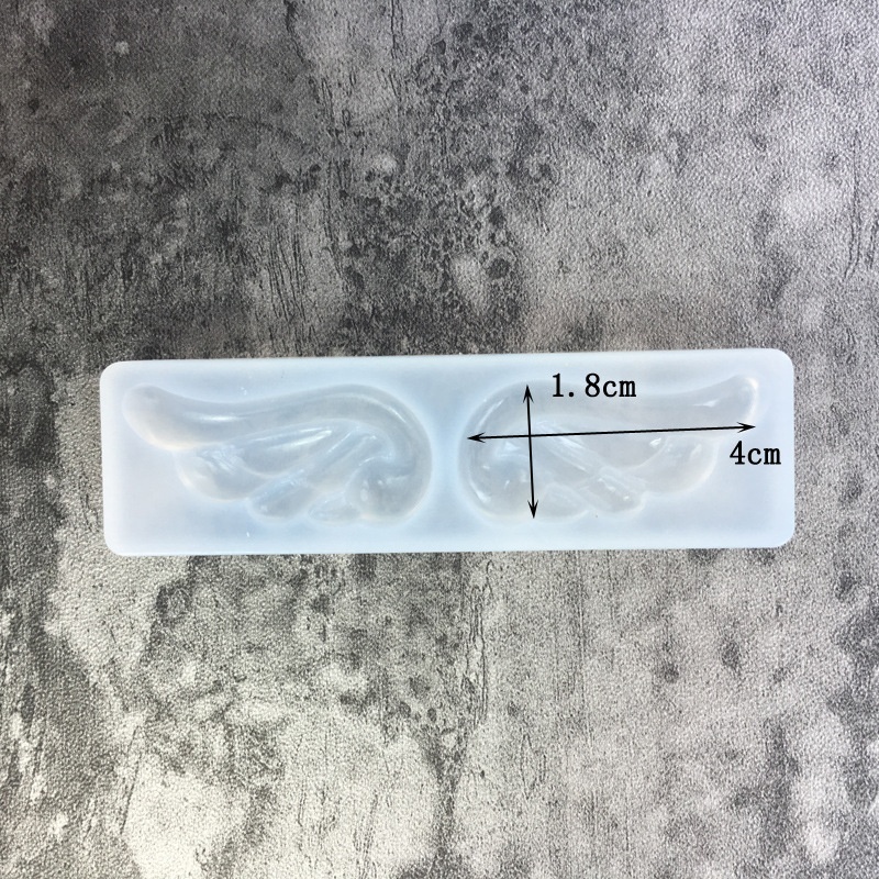 Khuôn Silicone Tạo Hình Cánh Thiên Thần Trang Trí Ốp Lưng Điện Thoại