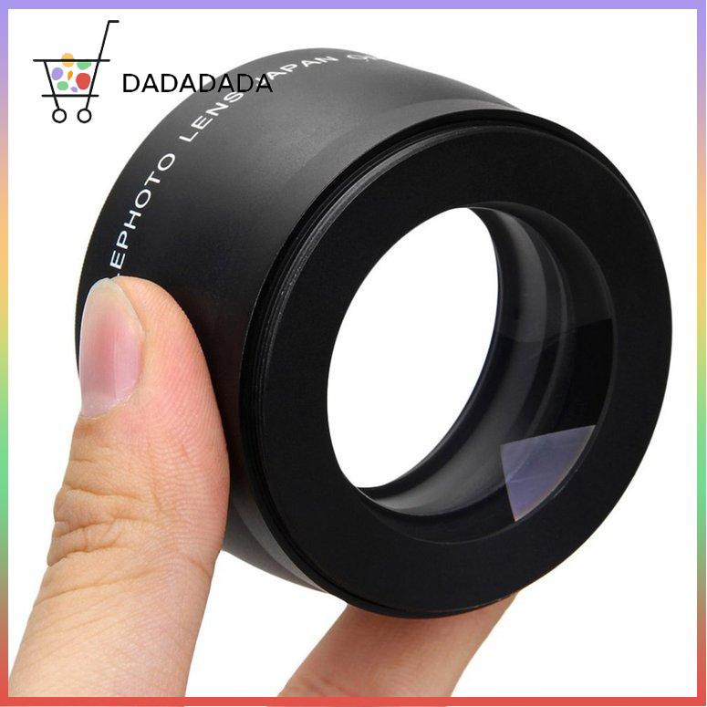 Ống Kính Chụp Hình 2.0x 52mm 58mm Cho Máy Ảnh Nikon D90 D80 D700 D3000 D3100 D3200 D5000