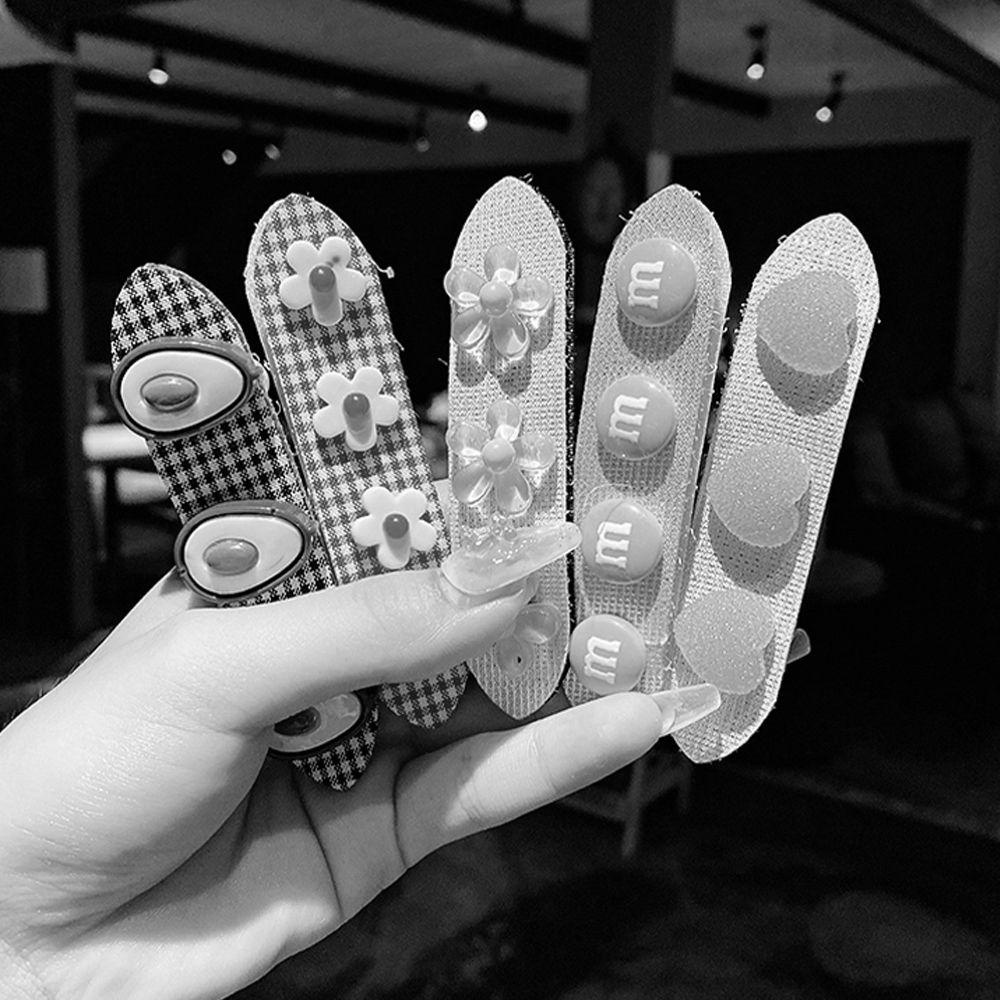 Kẹp Tóc Họa Tiết Kẻ Sọc / Trái Cây / Động Vật Ngọt Ngào Cho Nữ