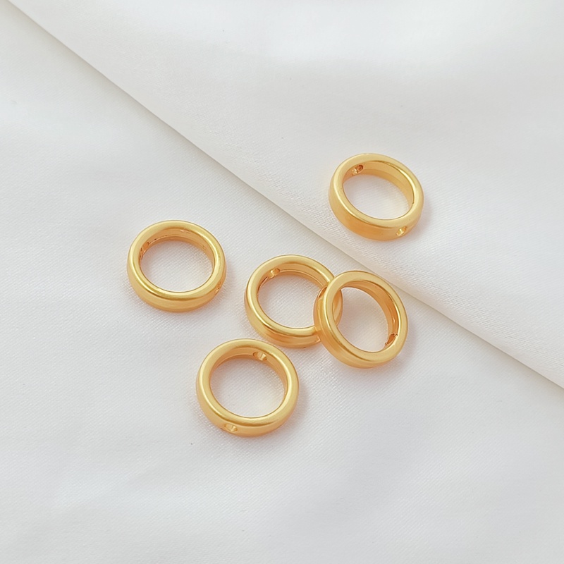 Túi Hạt Tròn / Thẳng Màu Vàng 18K Dùng Làm Trang Sức DIY