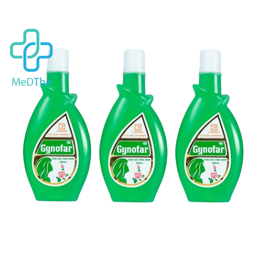 Dung Dịch Vệ Sinh Phụ Nữ Gynofar - Nước Rửa Phụ Khoa, Phòng Nấm, Ngứa, Mụn Nhọt, Rôm sảy