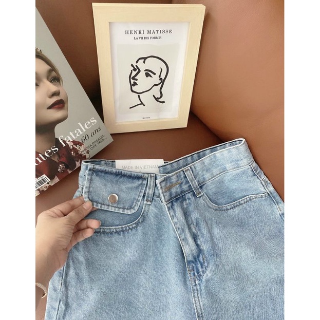 Quần Short Ngố Jean Nữ Bigsize đến 85kg MS100 Thời Trang KingJean