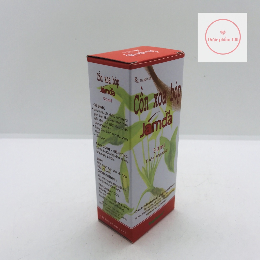 Cồn xoa bóp Jamda - 50ml