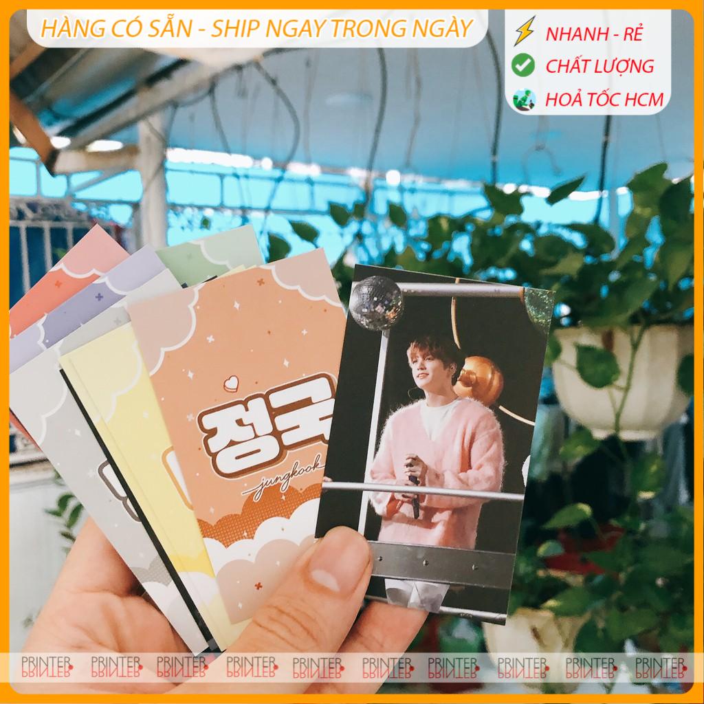 Bộ card BTS 7 card (7 thành viên) trang trí nhà cửa