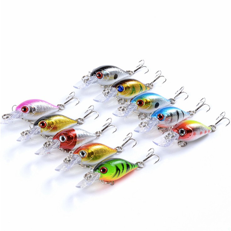 Cá giả Crankbait Wei C0062 thìa vuông(5,2cm-4,4g)