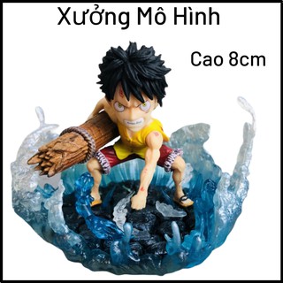 Mô hình monkey d. luffy có đèn led - cao 8cm