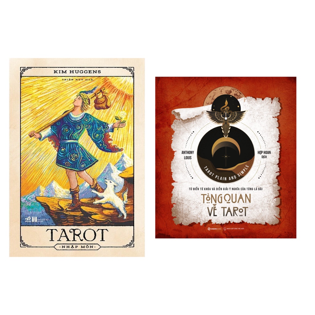 Sách Combo 2 cuốn : Tarot nhập môn + Tổng quan về tarot