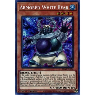 Thẻ bài Yugioh - TCG - Armored White Bear / BLAR-EN016'