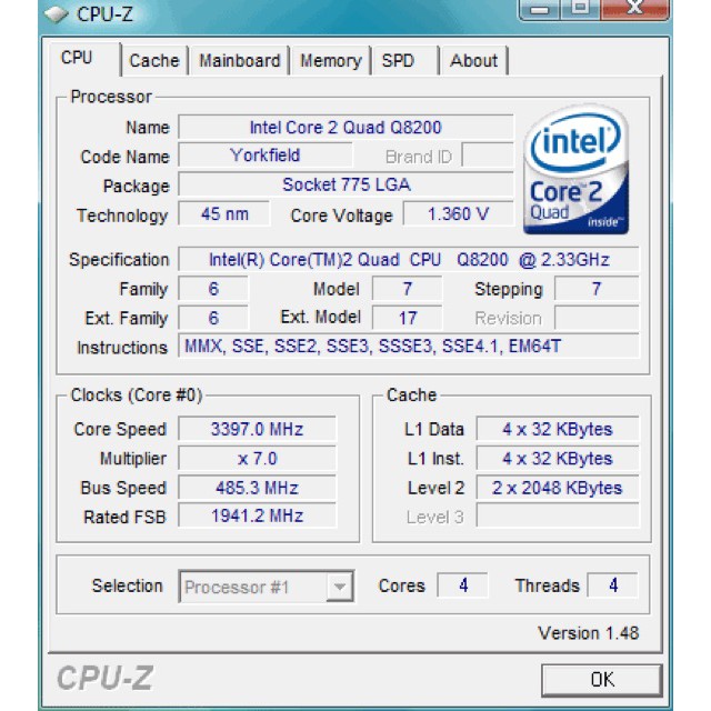 CPU -Q8200 Quadcore (socket 775) 20