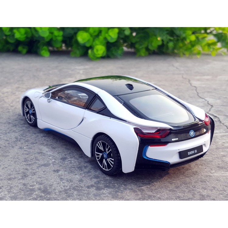 MÔ HÌNH XE Ô TÔ Siêu Xe BMW I8 | Hãng Rastar tỷ lệ 1:24 màu Đen