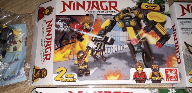 Combo lắp ráp NLego Ninjagr 6304 trọn bộ