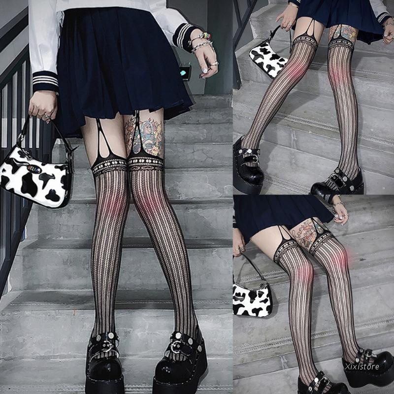 Quần tất lưới xuyên thấu phong cách lolita nhật bản quyến rũ dành cho nữ