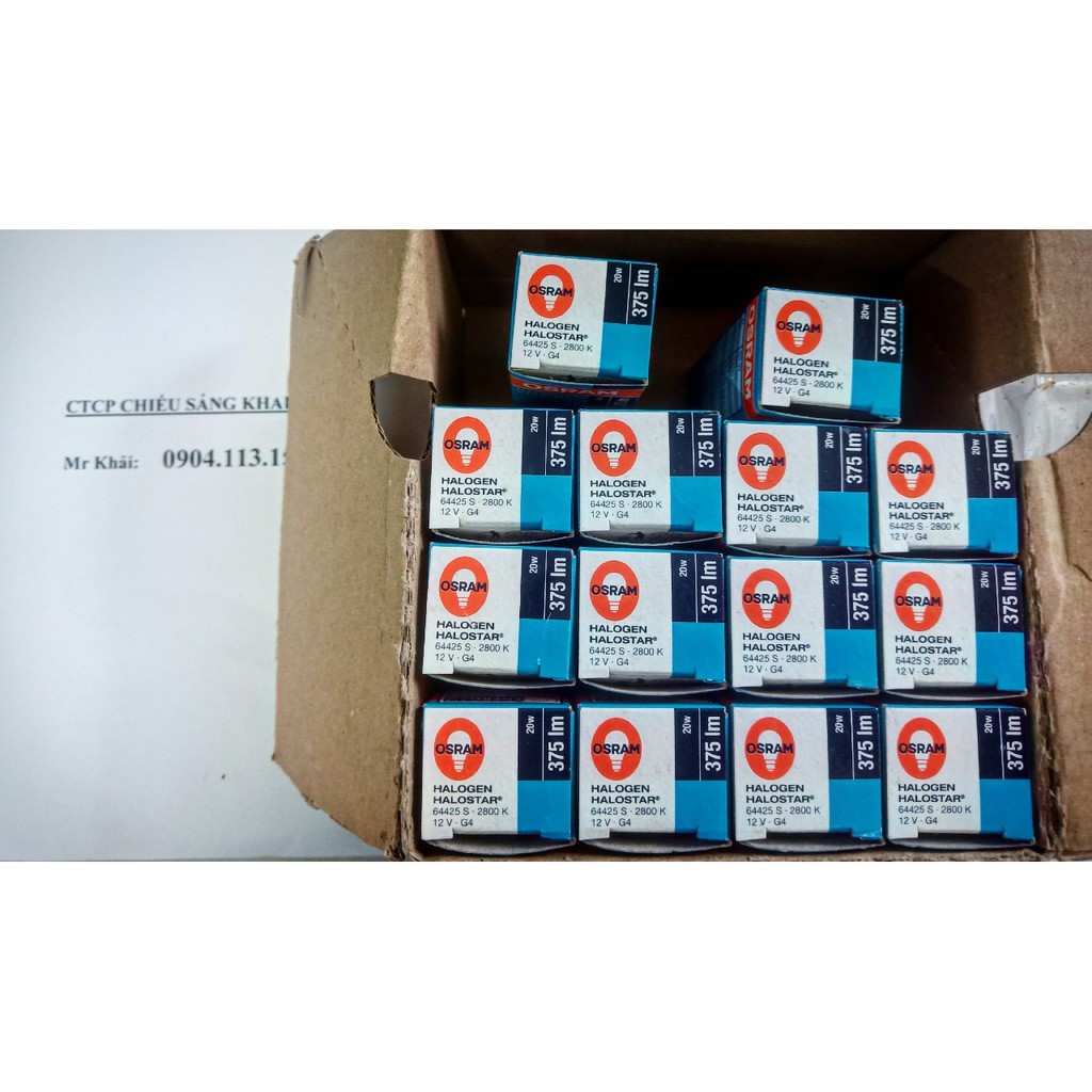 Bóng halogen 12V 20W Osram 64425S