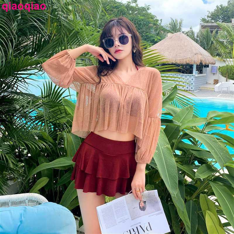 Bộ Đồ Bơi Thời Trang Hàn Quốc 2021 Cho Nữ | BigBuy360 - bigbuy360.vn