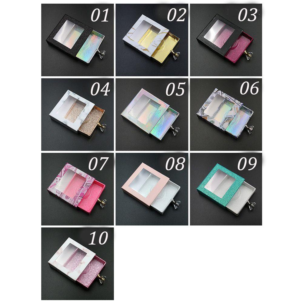 Hộp Rỗng Đựng Lông Mi Giả Bằng Lông Chồn Faxu