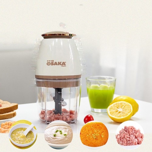 Máy Xay Mini OSAKA Nắp Đồng, Máy Xay Thịt Cầm Tay, Xay Sinh Tố, Xay Mọi Loại Thực Phẩm, Nhỏ Gọn, Tiện Dụng