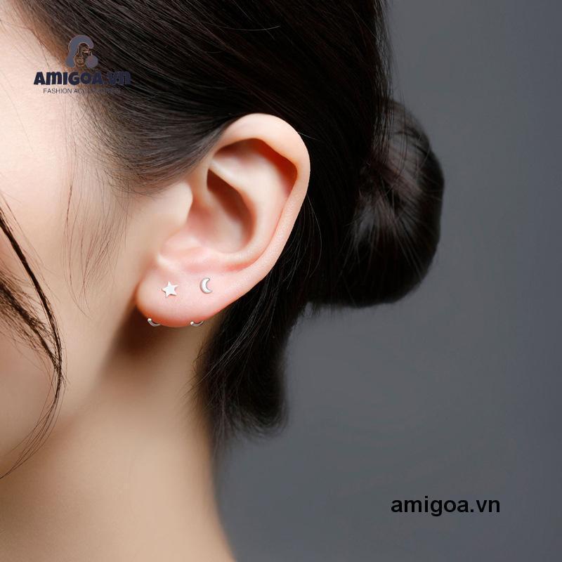 ✨✨Bông tai mạ bạc hình bướm đơn giản phong cách ngọt ngào thời trang Hàn Quốc cho nữ