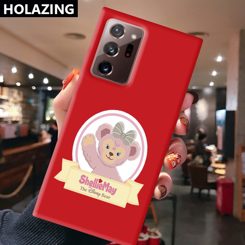 Samsung Galaxy A02S A21S A42 A31 A12 S8 Plus A7 2018 A750 iPhone 6S 6 Candy Color Phone Cases vỏ điện thoại Duffy Shelliemay Disney Bear Soft Silicone Cover
