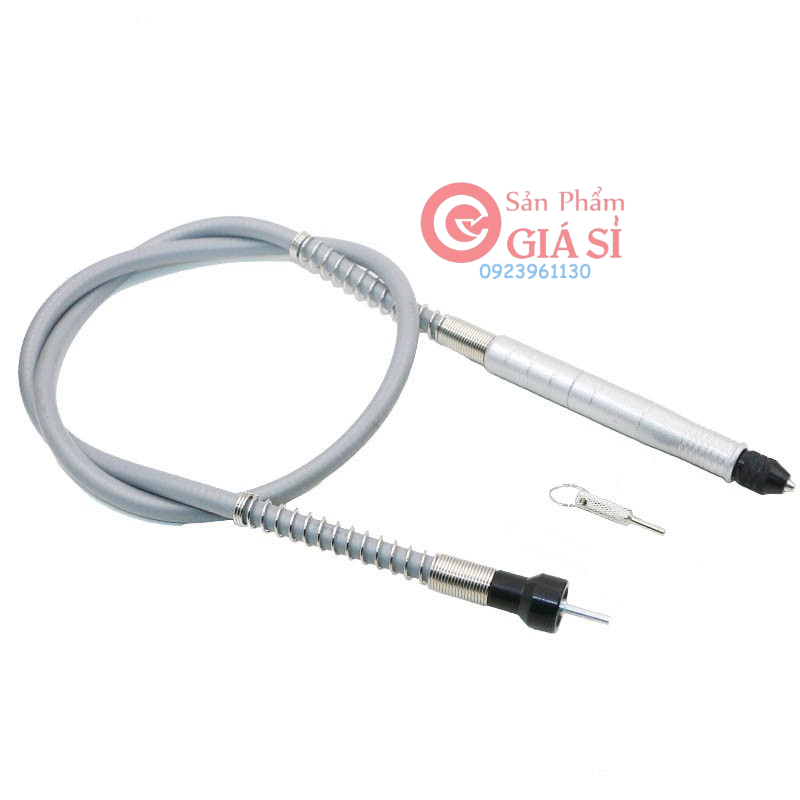 dây truyền động máy khoan mài khắc mini cao cấp đầu kẹp 3 chấu (đầu nhôm trắng) ❤️freeship❤️