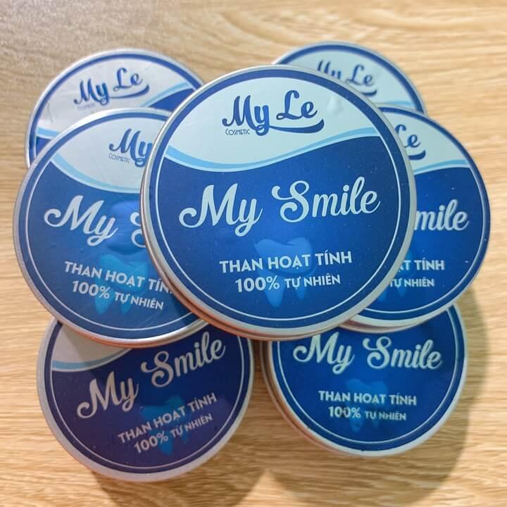 Bột trắng răng than hoạt tính MY SMILE - Khử Mùi và Chống Vàng Răng - Bạn vui lòng video hướng dẫn làm trắng